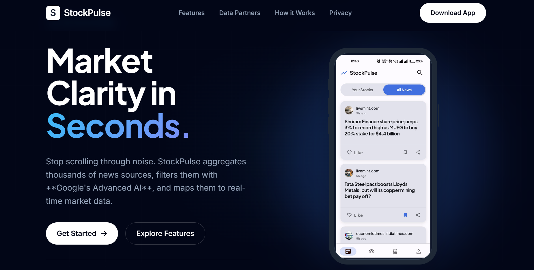 Stockpulse: Stock Market News