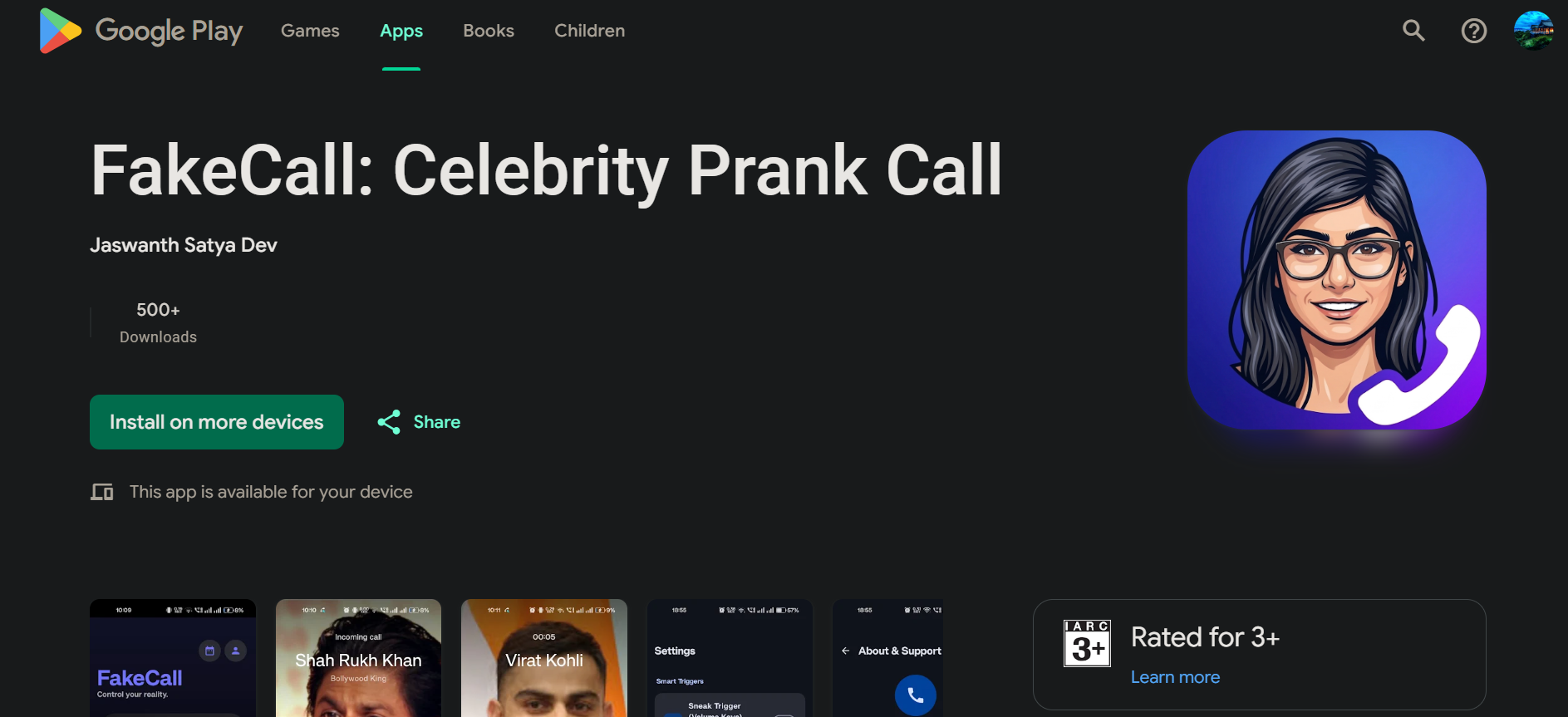 FakeCall: Celebrity Prank Call